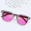 Gafas de Diamantes Hechas a Mano Estilo Flash para Mujer Gafas de Sol para el Verano con Protección Ultravioleta Especial Transfronteriza para Gafas de Sol Personalizadas