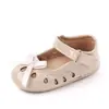 Sapatos de Bebê Femininos Sapatinhos de Bebê com Laço Sapatinhos de Princesa para Bebê Feminino Sapatos de Solado Macio Não Dobrável Sapatos para Crianças Pequenas Respirável Total
