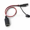 Cable de Conexión Macho y Hembra Solar Cable Rojo y Negro Pinza Caimán Conector SAE Impermeable Cable de Conexión Base Hembra para Encendedor de Cigarrillos