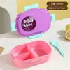 Lonchera de Doble Capa de Aspecto Elegante para Trabajadores de Oficina y Niñas, Lonchera de Microondas con Múltiples Compartimentos para Estudiantes, Lonchera Portátil con Tapa