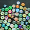 Fábrica com mapa Vidro Gema do Tempo patch, acessórios de joalheria retrô, patch com padrão de mandala