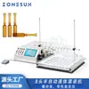 Máquina Llenadora de Líquidos Semiautomática de 8 Cabezales de Bomba Peristáltica ZONESUN 0.5-50ML Ampolla Frasco con Posicionamiento en Rack de Bandeja