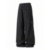 Pantalones funcionales para exteriores resistentes al agua con pernera curva, colección de primavera para hombre, con bolsillos traseros, pantalones casuales estilo workwear, corte holgado, pantalones largos deportivos