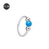 F136 fábrica 1.0x 8mm liga de titânio argola fechada brinco unha osso da orelha piercing joias atacado