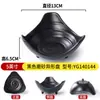 Melamina imitação porcelana preto fosco prato criativo para lanches formato irregular louça prato para lanches ktv prato de mesa