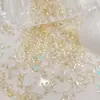 Mini Diamante Fundo Plano Joias para Nail Art de Diamante Floco de Neve de Natal Revestimento de Diamante Cor Mágica Pó Luar Branco Zircônio de Unha
