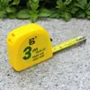 Cinta métrica de acero de alta precisión, regla métrica de doble línea, 2,5 m, 3,75 m, herramienta de medición extensible, cinta métrica