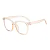 Gafas lisas de montura negra de alta gama transfronterizas para mujer, montura de gafas para miopía ultraligera para hombre, se pueden equipar con graduación, gafas anti luz azul