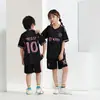 Conjunto de Uniforme de Fútbol Infantil Camiseta de Argentina Guardería Deportes Transpirable Absorbente de Sudor Ropa Infantil Personalizado Al por Mayor