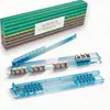 Amazon Mahjong Régua de Empurrar Conjunto de Caixa de Presente de Quatro Suportes de Mahjong Portáteis Antiderrapantes com Régua de Empurrar Suportes de Mahjong Transparentes
