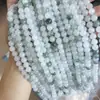Cuentas Sueltas de Jade Verde Tianshan de Xinjiang, Cuentas Redondas de Color Jade, Tejido DIY para Pulseras, Collares, Cuentas Espaciadoras, Cuentas para Hilo