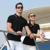 Camisa polo para casais impressão impressão impressão logo bordado lazer ao ar livre feriado gola manga curta vestuário masculino e feminino