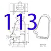 Resorte Elástico de Crimpado de Acero Inoxidable Clip de Resorte de Posicionamiento Pieza de Crimpado de Agujero Único para Tarjeta Pieza de Contacto de Cobre de Berilio En Stock