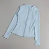 Roupa de Proteção Solar Slim Fit com Gola Alta para Mulheres 2026 Nova Jaqueta de Seda de Gelo de Verão com Cintura Afunilada em Espinha de Peixe Top Esportivo para Yoga Verão