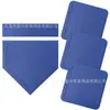 Juego de Bases de Béisbol de Goma Rojas Almohadillas de Béisbol Almohadillas de Sóftbol Home Plate Juego de 5 Piezas Almohadillas de Base Home Plate Placa de Lanzador Impermeable