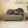 Sofá de tela para apartamentos pequeños, sala de estar moderna simple, vivienda de alquiler, tienda de ropa, chaise longue, sofá pequeño de dos plazas para dormitorio
