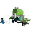Máquina Pequeña para Empacar Silaje Doméstico, Doble Uso Eléctrico y Diésel, para Triturar Paja y Elaborar Alimento para Ganado Vacuno y Ovino, Forraje y Envoltura de Silaje