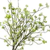 Plantas artificiales, frutos pequeños de frijol, frutos de mijo, accesorios para arreglos florales, frutos de Milán, ramas de frutas para decoración de interiores de sala de estar en casa