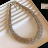 Europeu e Americano Exagerado Primavera Faceta Collar Spice Girl Temperamento Metal Estilo Colar Design Exclusivo Colar de Moda Mulheres