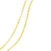 Tienda de oro con alto color oro antiguo simple collar cadena O cadena clavicular cadena O accesorios diy al por mayor