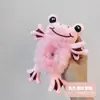 Faixa de Cabelo de Urso de Pelúcia Desenho Animado Fofo Que Não Machuca o Cabelo, Elástico de Cabelo Infantil, Corda de Cabelo Estilo Coreano, Bolsa com Elástico para Cuidados com o Couro Cabeludo