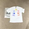 Corteiz mesmo estilo França Ilha do Diabo Camiseta Marca de moda de rua americana azul branco vermelho atacado do fabricante