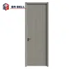 Puerta ecológica de madera maciza compuesta sin pintura de cristal de carbono, marco de puerta de cristal de carbono de roble opcional, proyecto de quilla, apartamento de exportación, dormitorio