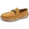 Comércio exterior tamanho grande casual respirável camada superior couro de porco sola macia sapatos feitos à mão