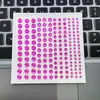 Adesivos de Diamante Autoadesivos Acrílico Transparente Adesivos Decorativos para Rosto e Testa de Crianças Adesivos de Pérola Adesivos de Cristal Gema DIY