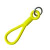 Venta al por mayor de fábrica cordón elástico de silicona para vaso, color resistente al desgaste, cuerda portátil para vaso, anillo de aleación, colgante para llave de coche