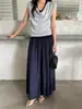 Falda Larga Casual Estilo Fone, Nuevo Modelo Primavera, Cintura Elástica Versátil, Falda Amplia de Corte A 59009