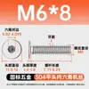 Tornillos de Acero Inoxidable 304 de Cabeza Plana Grande con Socket Hexagonal M2-M12 Pernos de Cabeza Plana con Socket Hexagonal Tornillos de Cabeza Plana cm