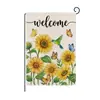 Bandera de Jardín de Pascua Personalizada al por Mayor Decorativa para Exteriores y Patios Bandera Impresa con Patrón de Corazón Bandera de Jardín