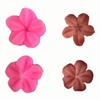 Molde de silicone em formato de pétala de flor de ameixa estéreo 2, molde de bolo dobrável à mão, ferramenta de dobra de doces, ferramenta decorativa