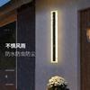 Lámparas Transfronterizas LED Exteriores Larga Impermeable Lámpara de Pared Entrada de Casa Patio Parque Industrial Pared Tira Dura Lineal