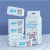 Mini Lenços Umedecidos para Bebê Domésticos Mãos e Boca Lenços Umedecidos Cuidados Embalagem Independente Portátil Sanitário Pacote Pequeno Lenços para Mãe e Bebê