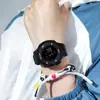 Reloj electrónico multifuncional para hombres y mujeres estudiantes moda ultradelgado 50m luminoso deportivo Reloj para estudiantes de secundaria y primaria