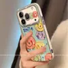 Aplicable a Funda para iPhone 18promax iPhone18pro Creativa Linda Cobertura Completa Anti-caídas Colorida Cara Sonriente