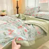 Edredom de Verão de Algodão Lavado com Novo Estilo e Relevo Ultrassônico, Edredom Refrescante de Verão Fofo e Macio, Edredom Fino para Ar Condicionado de Cama de Casal, Núcleo de Edredom Fino para Estudantes