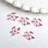 Nuevos accesorios para uñas de flor de lirio de cristal de hielo con tallado suave, resina degradada, flor de simulación, accesorios para uñas súper hada DIY