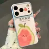 Adecuado para Apple, se transforma instantáneamente en 17promax, pareja, caricatura, fruta, gatito, perro, teléfono móvil iPhone, funda blanda y dura, personalizado UV