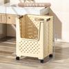 Cesta Plegable para Ropa Sucia Baño Baño Cesta de Lavandería de Gran Capacidad Cesta de Almacenamiento de Alto Valor
