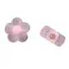 Collar Pulsera Aretes Flor de Colores Acrílico Tridimensional Escarchado para Mujer Accesorios de Joyería DIY Materiales Hechos a Mano