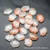Colgante de Jade Flor Natural Flotante Hoja de Ginkgo 13x18mm Accesorios para Pulsera, Collar, Aretes DIY