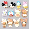 Caixa de Armazenamento de Acessórios de Resina Grande Camini Mickey Cola Creme Pato Donald DIY Capa de Celular Caseira DIY Sapatos com Furos