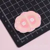Plato de Comida de Dibujos Animados en Miniatura de Simulación Juguete de Comida Decoración para Apretar Pegamento de Crema DIY Imán para Refrigerador Hecho a Mano Accesorios de Resina