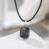 Joias Zhouhang Venda Quente Transfronteiriça Pingente de Cristal Natural Amethyst Irregular Lapis Lazuli Colar Joias Atacado