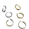 Pendientes Metálicos Redondos con Patrón de Cruz de Aguja de Plata, Casuales, Sencillos, Modernos, Elegantes, Pendientes de Nicho de Alta Gama para Mujer