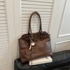 Bolso Vintage Portátil para Viajero Bolso de Mujer 2024 Otoño Nuevo Moderno Bolso de Hombro de Gran Capacidad para Viajero