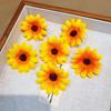 Clip para el pelo de niños más vendido, lindo clip de flor para flequillo lateral, clip de girasol para el lateral, clip para el pelo popular en línea para niña